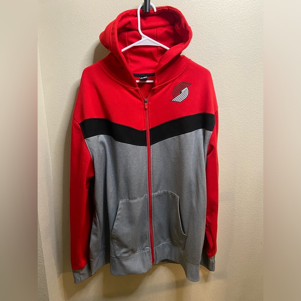 Portland Trail Blazers Full Zip Men’s XXL Sweatshirt